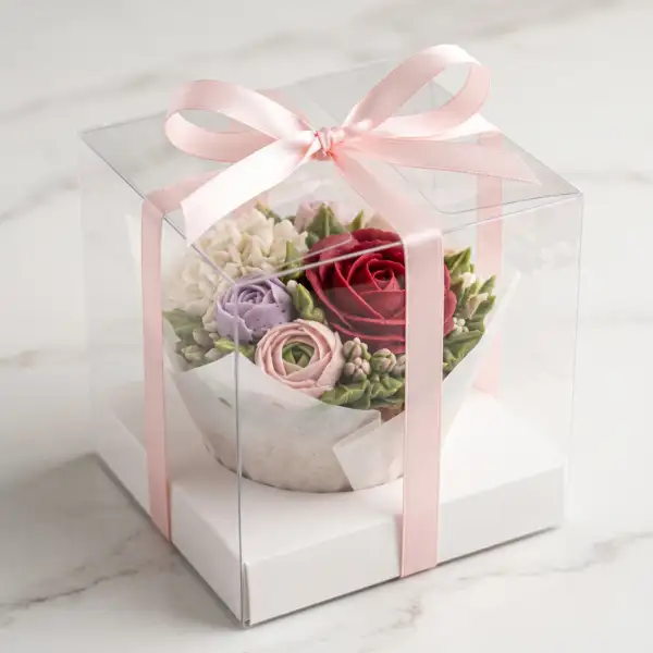 Individual Floral Cupcakes