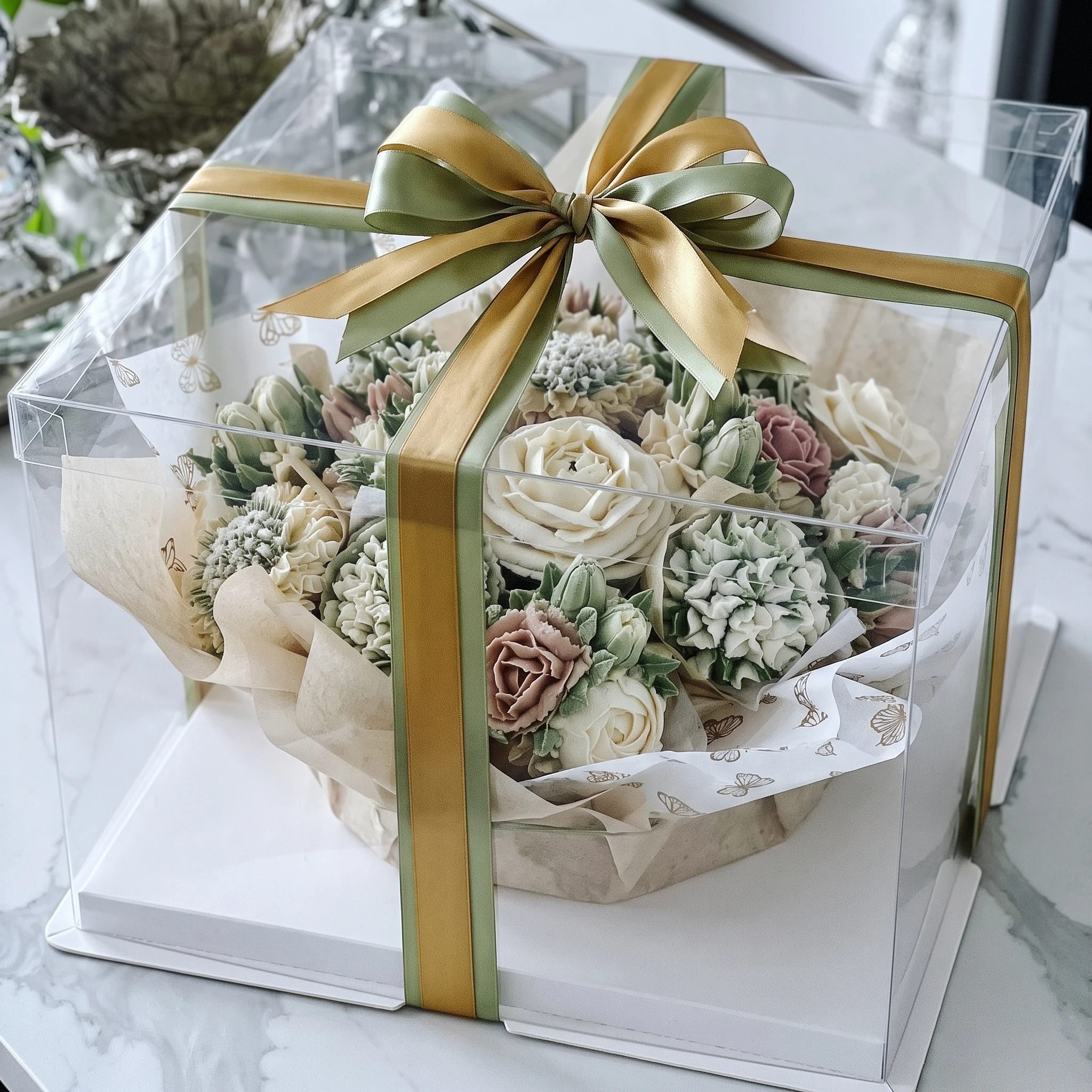 BLUSH - Cupcake Bouquet of 14 - Image 2